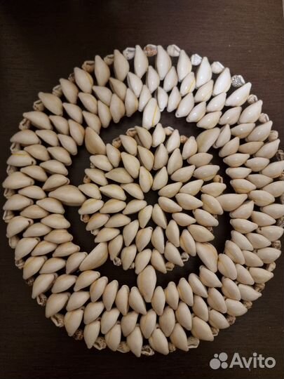 Подставка под горячее из ракушек