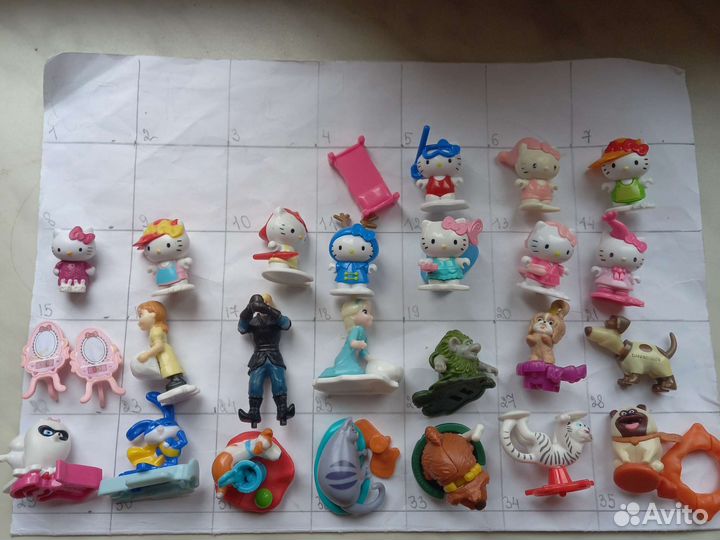 Киндер-сюрприз, разные серии