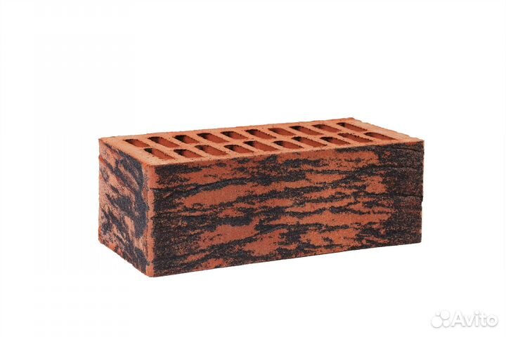 Кирпич облицовочный фасадный красный