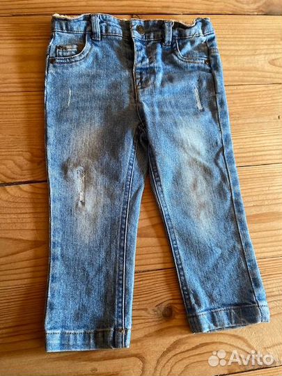 Джинсы на мальчика BabyGo и футболка Mothercare, 9