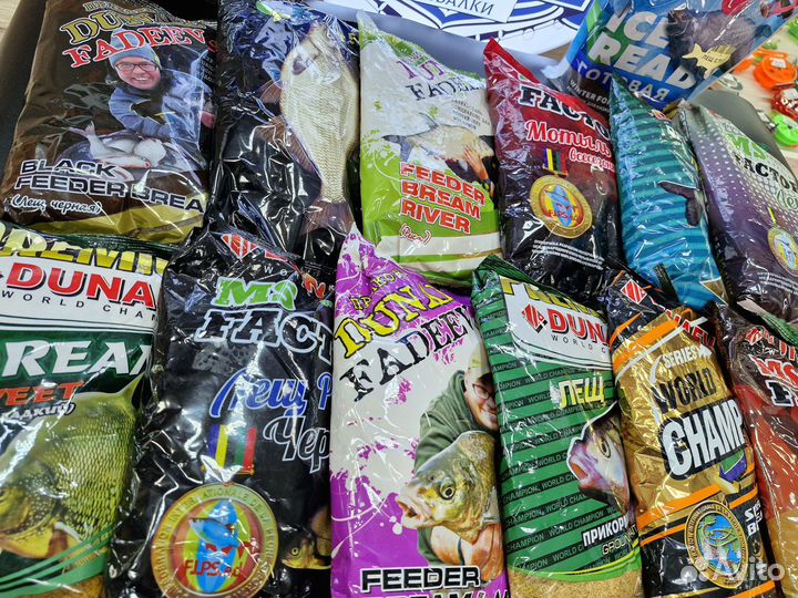 Прикормка в ассортименте