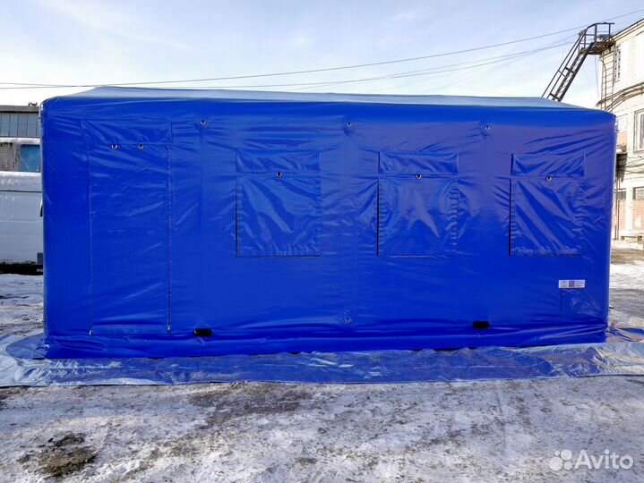 Пневмокаркасный модуль пкм-Н19 —мобильная столовая