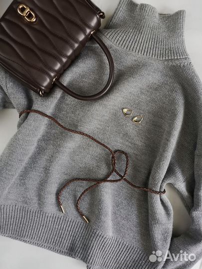 Пояс шнурок кожаный