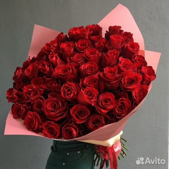 Букет из 25 роз Красных