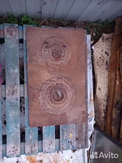 Плита чугунная для печи бу