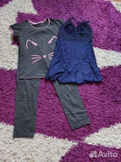 Большой пакет женской одежды, 42, 44размер