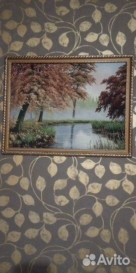 Картина в раме гобелен