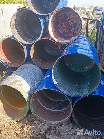 Бочка металлическая железная бу 200л