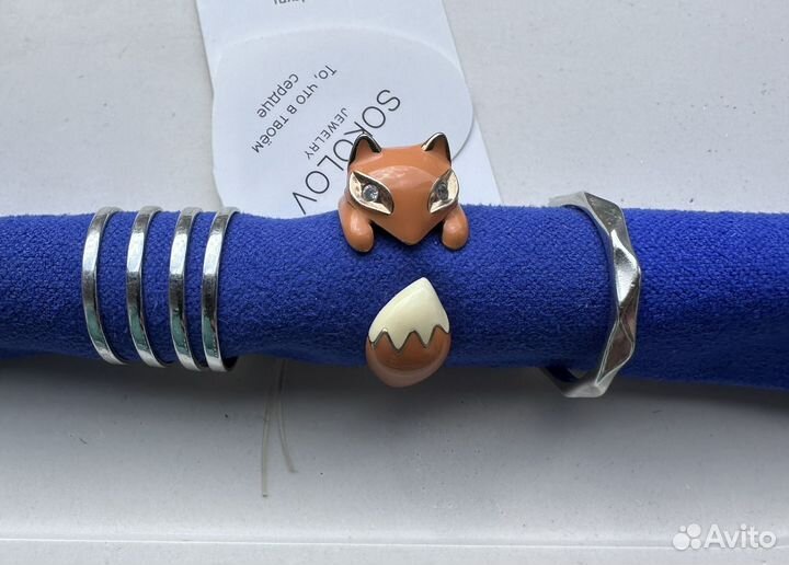 Кольца серебро