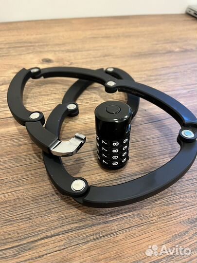 Велозамок складной кодовый