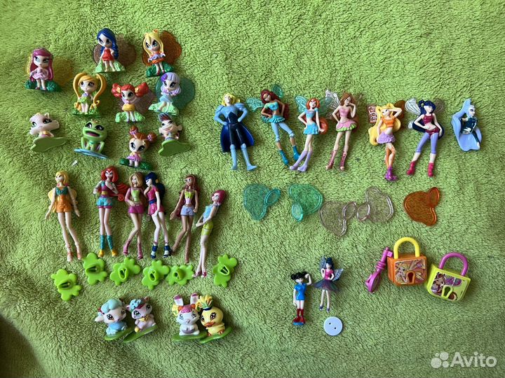 Фигурки из kinder сюрприза Винкс/ Winx