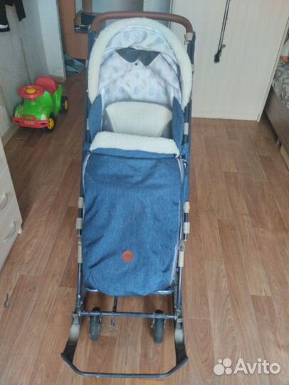 Санки коляска ника 7 8