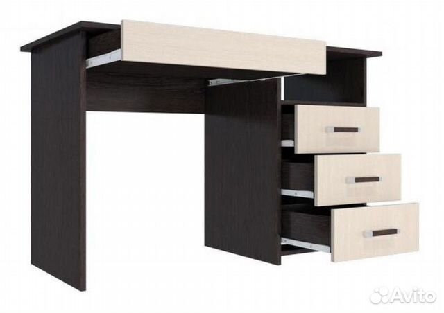Стол письменный Лик-5 сп-3 венге/дуб