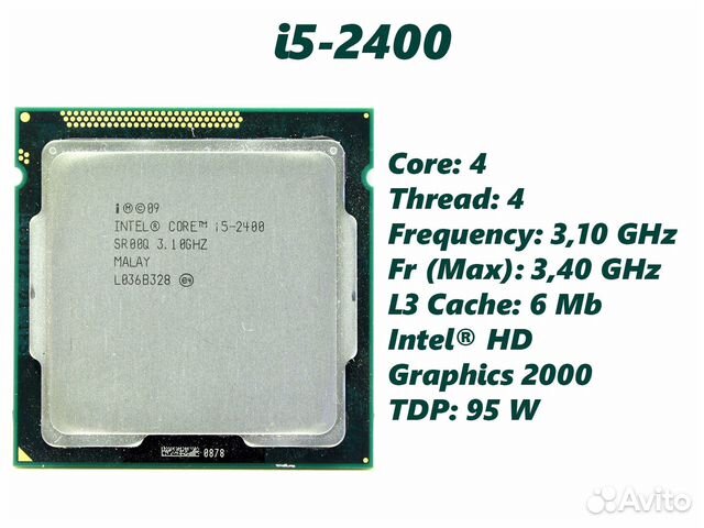 Процессор Intel Core i5-2400