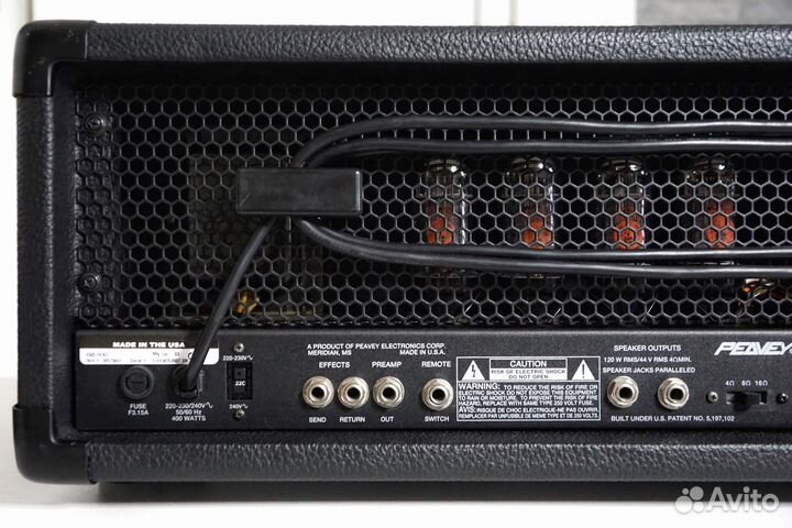 Ламповый гитарный усилитель Peavey 6505