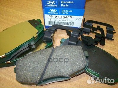 Колодки тормозные передние ORG 581011ha10 Hyu