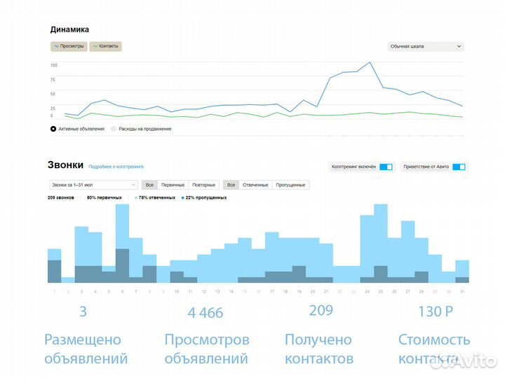Авитолог / Продвижение услуг / Массовый постинг