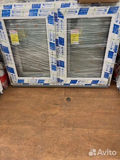 Окна 1100х800 мм двустворчатые