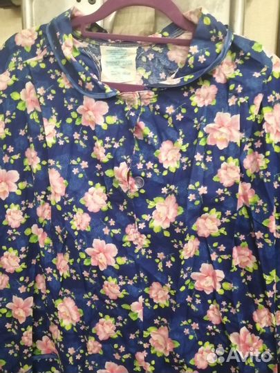 Халат-платье женское, длинный рукав