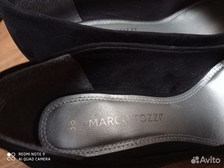 Туфли Marco tozzi. 37 натуральная замша Новые