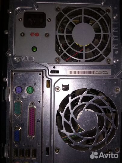 Компьютер HP и принтер Xerox