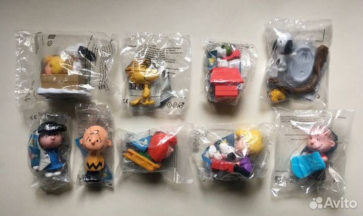 Игрушки в упаковке Макдональдс старые серии из 90х