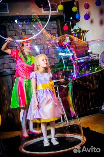 Шоу мыльных пузырей