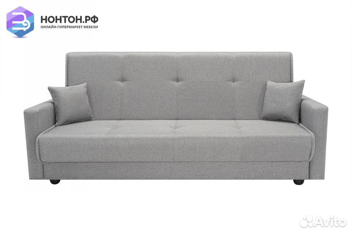 Диван книжка Прайм серый