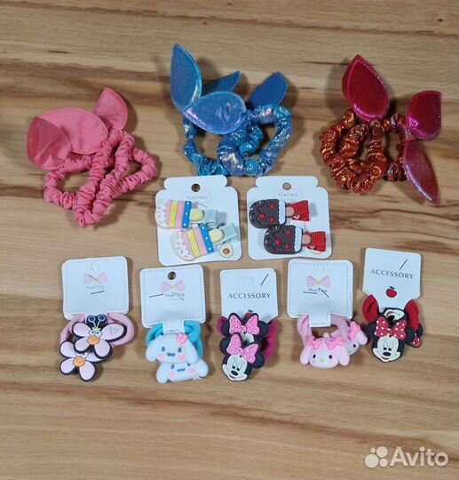 Набор резинки и заколки для волос