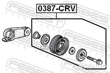 Ролик натяжной ремня кондиционера (honda accord