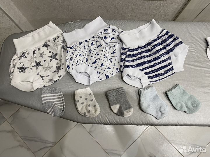 Вещи пакетом на новорожденного 56-62 р-р