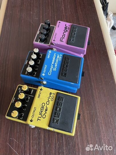 Boss OD-2,BF-2, CS-3 Japan