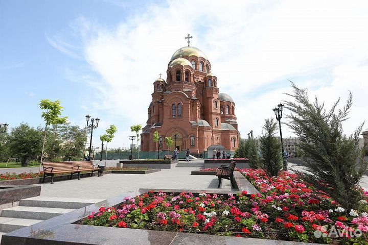 Гранитная брусчатка серая Цветок урала
