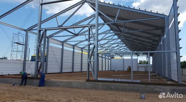 Строительство ангаров из металла под ключ, арт:Ydo
