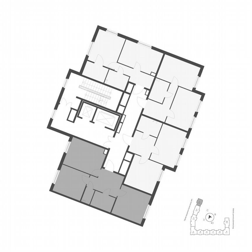 2-к. квартира, 57,5 м², 2/13 эт.
