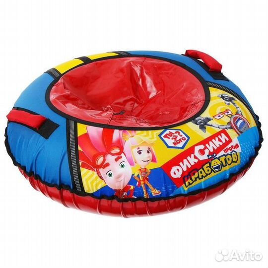 Тюбинг-ватрушка 'Фиксики', тб1-80, диаметр чехла 8