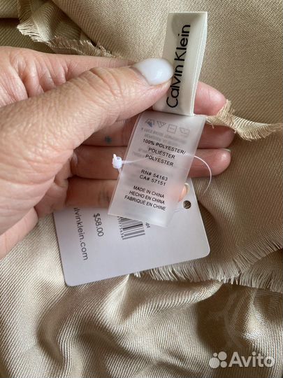 Палантин шарф Calvin Klein