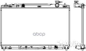 Радиатор системы охлаждения 34618506 Sakura