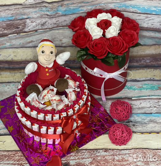 Kinder торт с игрушкой подарок для девушки