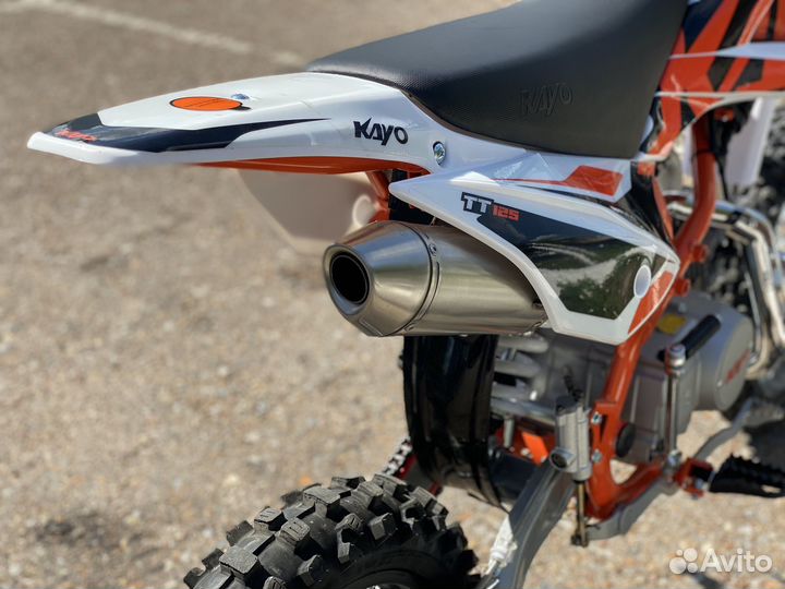 Питбайк kayo basic tt125ea (полуавтомат)