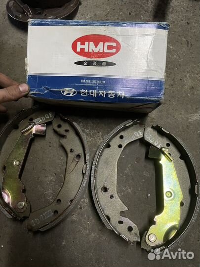Новые барабанные колодки Хендай