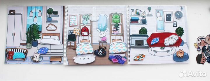 Домик Тока Бока игры на липучках+ крампеты