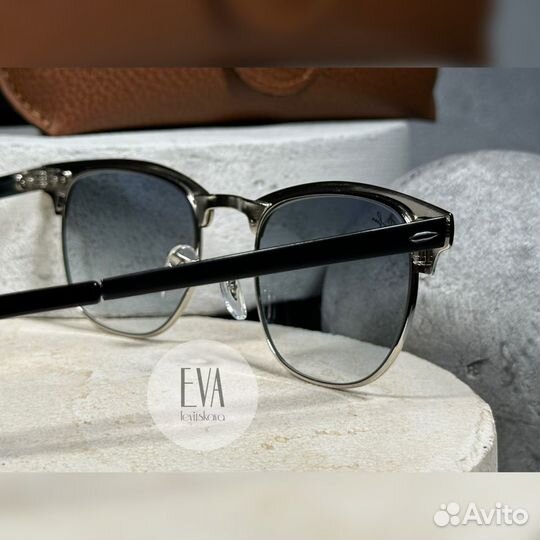 Очки Ray Ban Clubmaster Metal 3716 9004/71