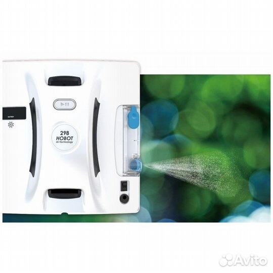 Робот мойщик окон квадратный с распылителем