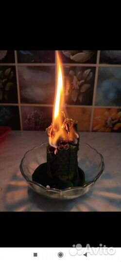 Свечи воск пчелиный ручная работа