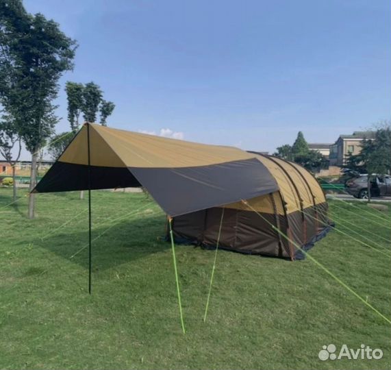 8-местная палатка с тамбуром mircamping 1800-8