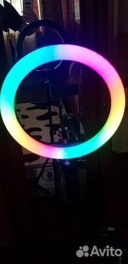 Кольцевая лампа со штативом 33 см