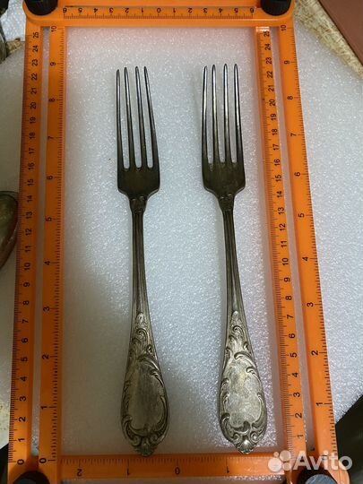 Мельхиор. Столовый. Ложки, вилки, ножи
