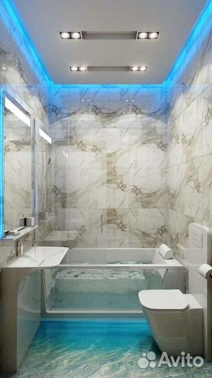 Ремонт ванных комнат под ключ. Гарантии. Опыт