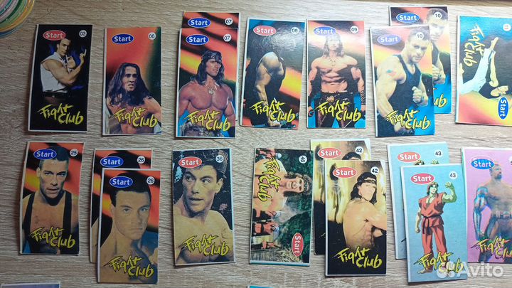 Вкладыши 2000 Start Fight Club / PaxToy